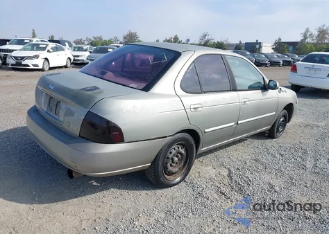 2002 Nissan Sentra Gxe из США, поврежденный, VIN 3N1CB51D22L605667
